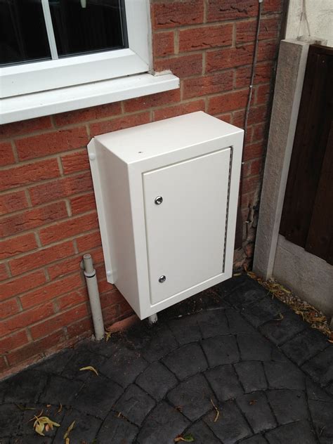 electric meter box cover grey|covers for outside electrical boxes.